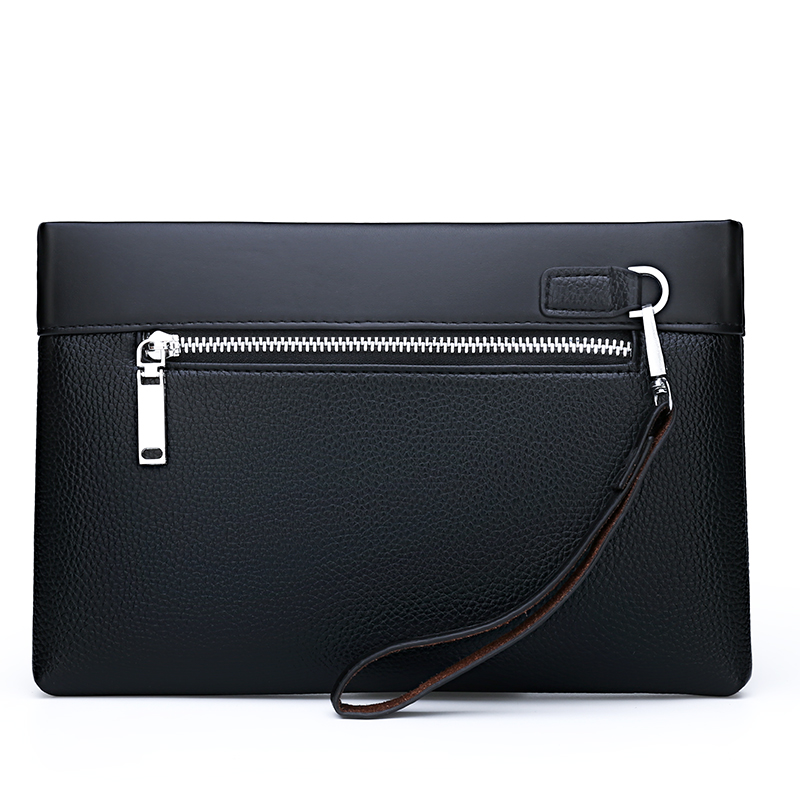Leather Wallet Men - Luksusowy Portfel Męski Skórzany Portfel Kopertówka