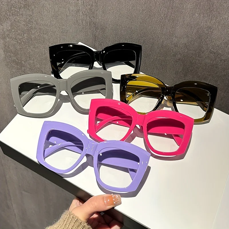Sunglasses Uv400 - Nowe, modne okulary w kwadratowym oprawie,