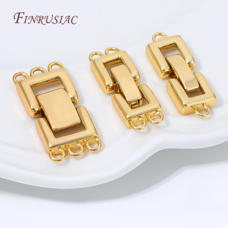 Gold Plated Jewelry - Złote (18K) pozłacane złączki do bransoletek
