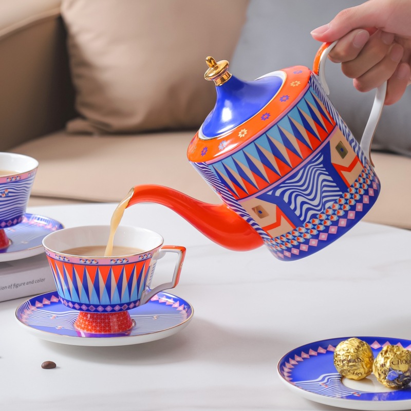 Luxury Gift Set - Zestaw filiżanek do kawy z porcelaną