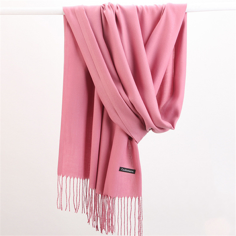 Moda Solid Color 2023 Szalik d – Cashmere Scarf recenzja i cena