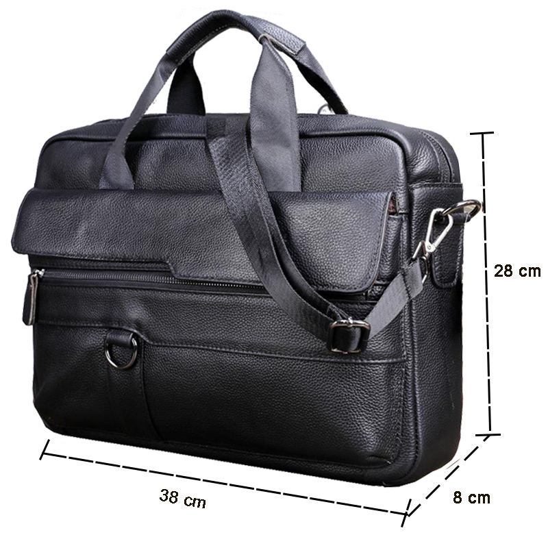 Duża męska torebka z prawdziwe – Leather Briefcase recenzja i cena