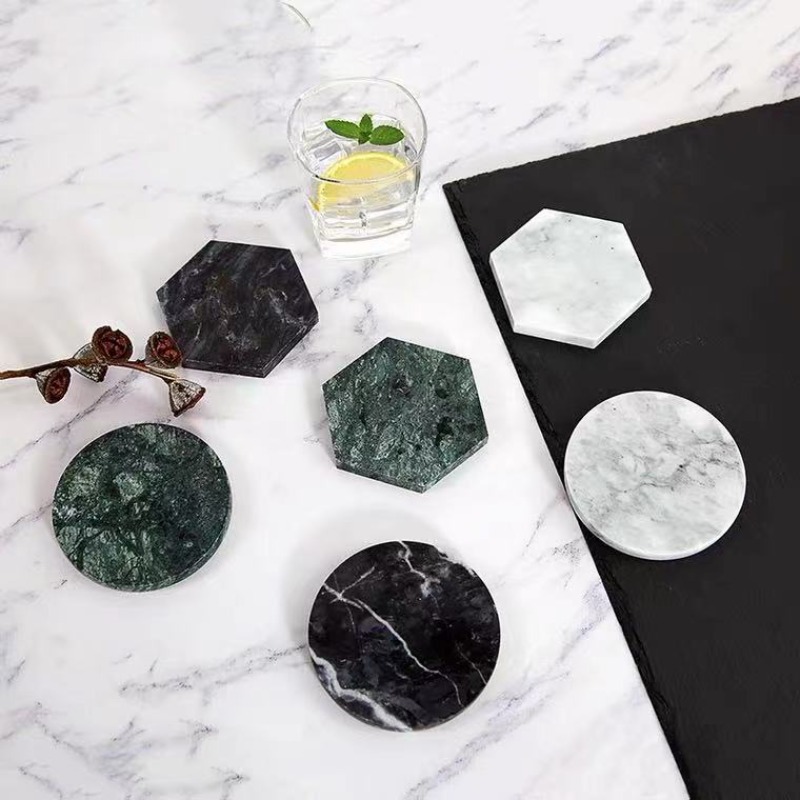 1 SZTUK Marmurowe podkładki po – Marble Coaster Set recenzja i cena