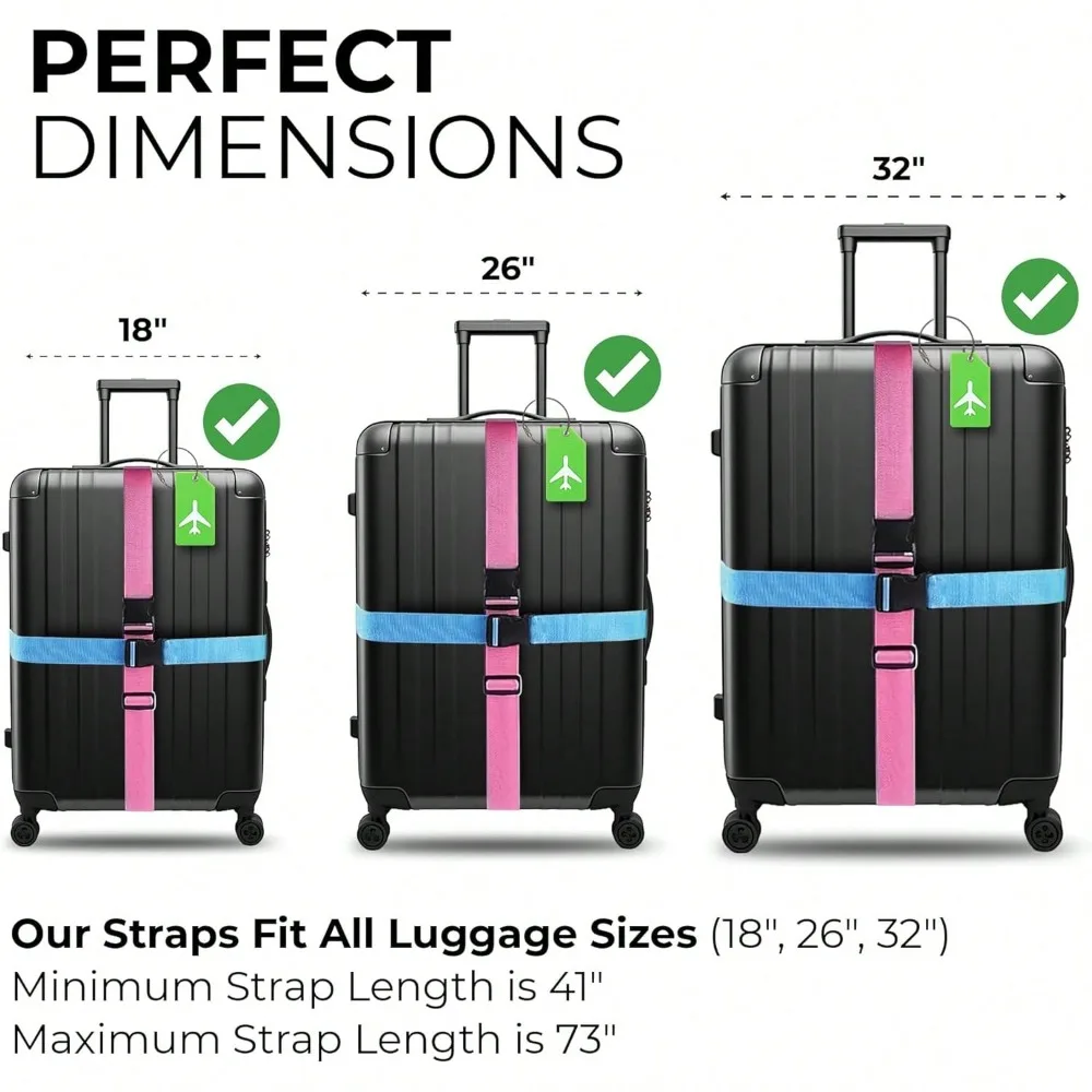 Zestaw pasków do bagażu z zawi – Travel Luggage Set recenzja i cena