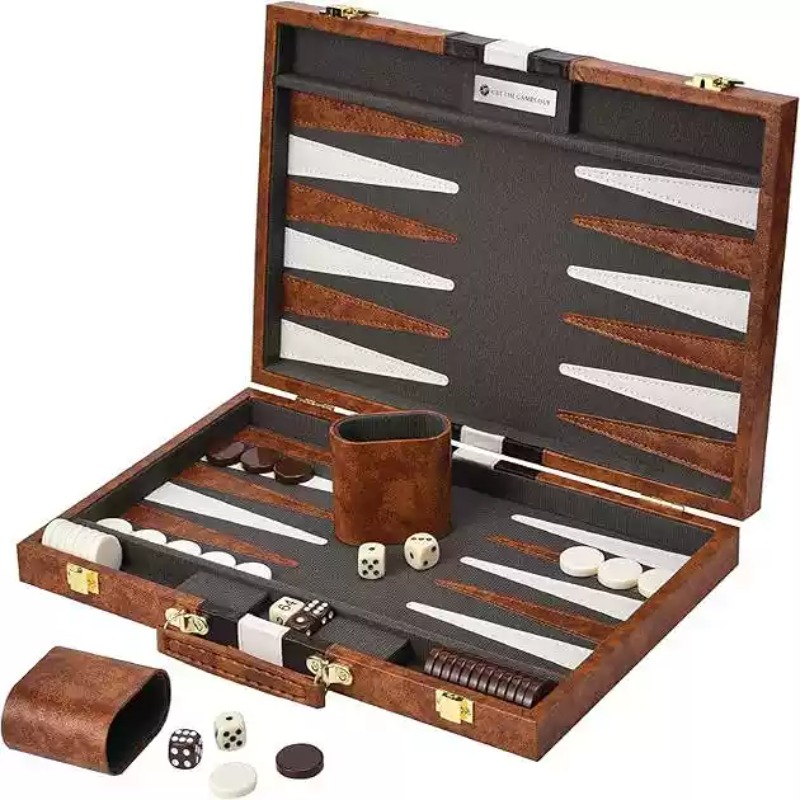 11-calowy zestaw szachowy z PU – Luxury Gift Set recenzja i cena