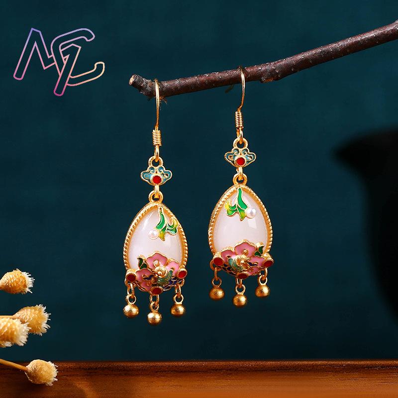 Naturalne jadeitowe kolczyki w – Gold Plated Jewelry recenzja i cena