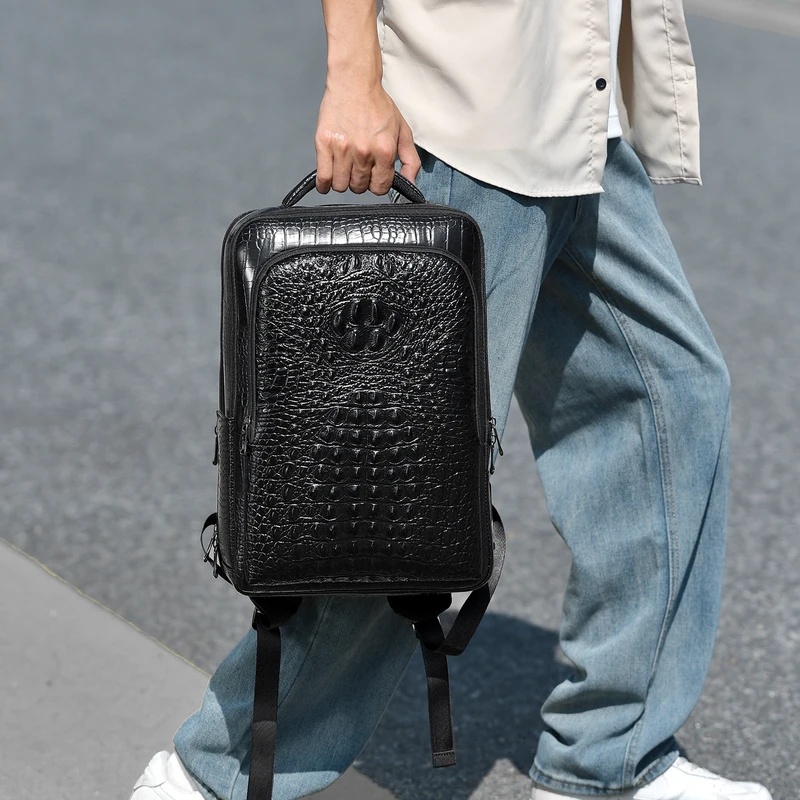 Nowy męski plecak na laptopa z – Leather Briefcase recenzja i cena