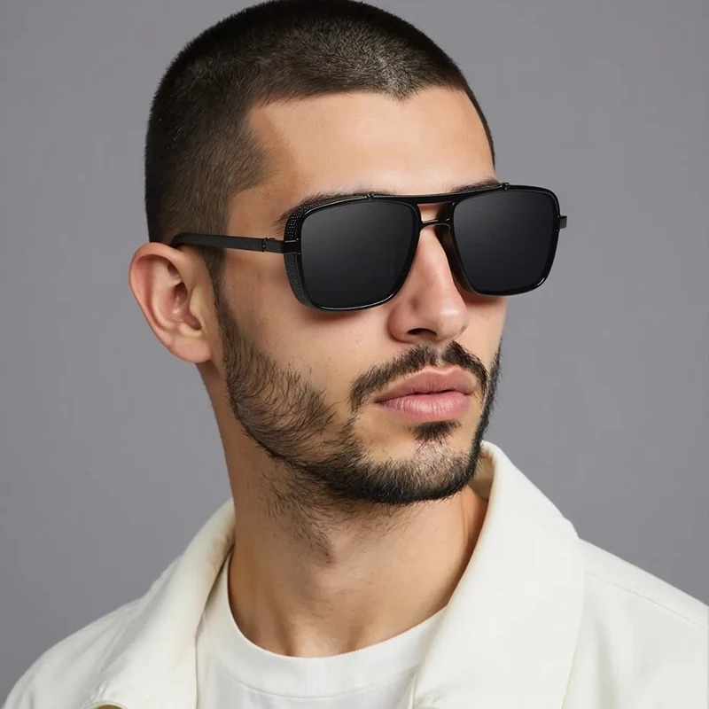 Luksusowe prostokątne okulary  – Sunglasses Uv400 recenzja i cena